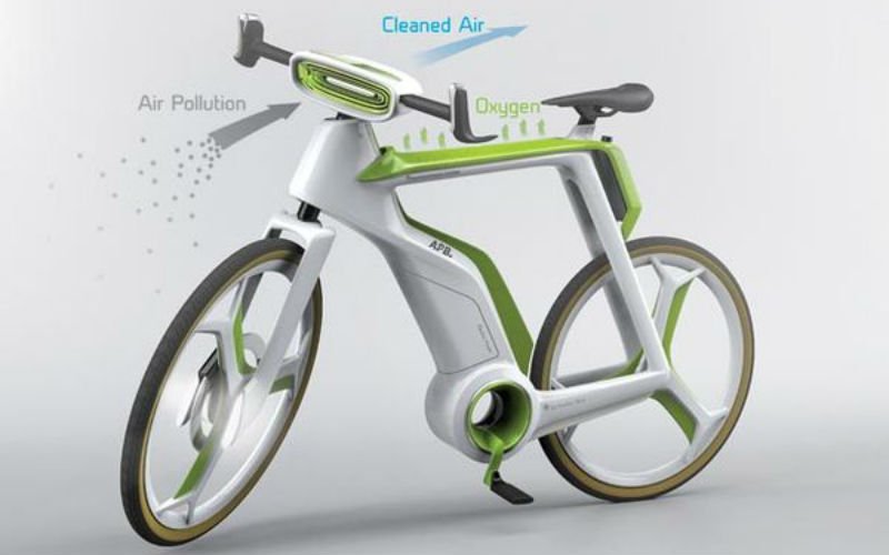 Air Purifier Bike bicicleta innovadora del futuro - Bicis concepto