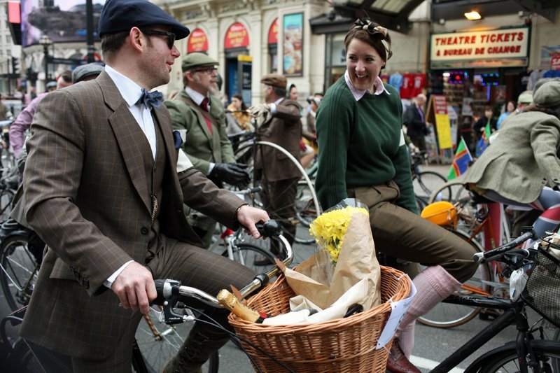 Tweed Run 2012 - Paseo en bicicleta por Londres - Revista de Bicicletas - Sofisticado