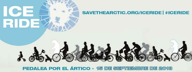 Greenpeace Madrid - Bicicletas en Madrid pedalean por el ártico