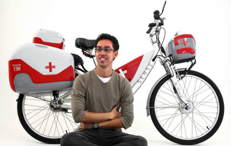 Salve Bike bicicleta ambulancia Gabriel Delfino Araujo