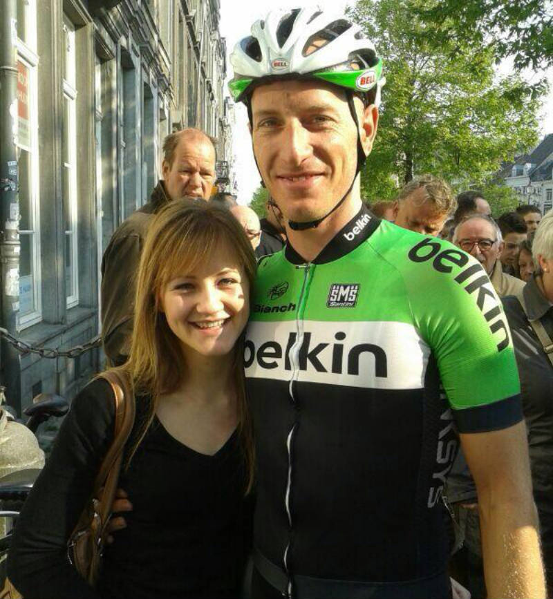 Jos Van Emden propuesta de matrimonio durante el Giro de Italia 2014