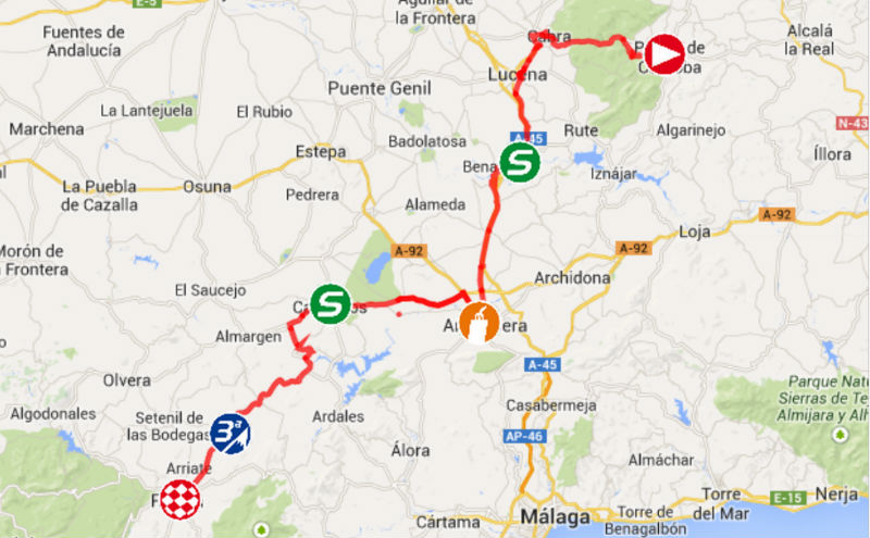 Mapa - Como es la etapa 5 de la Vuelta a Espana 2014