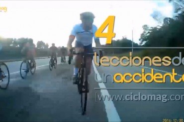 4 lecciones de un accidente de bicicletas