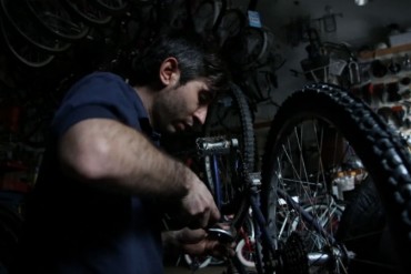Ezequiel un bicicletero en Buenos Aires Argentina