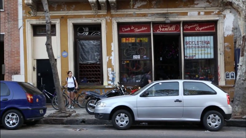 Ezequiel un bicicletero en Buenos Aires Argentina Santilli Bicicleta