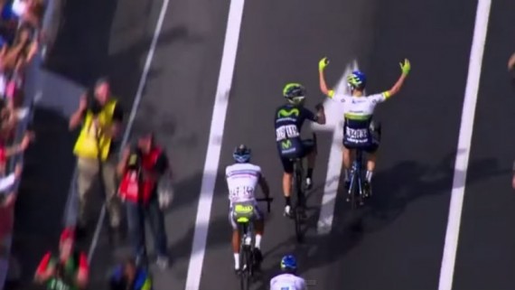 Simon Clarke penso haber ganado la etapa 4 del Giro 2015